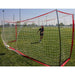 Powernet Soccer Goal 18.5' x 6.5' Portable Bow Style Net S023 - woman net to the net 