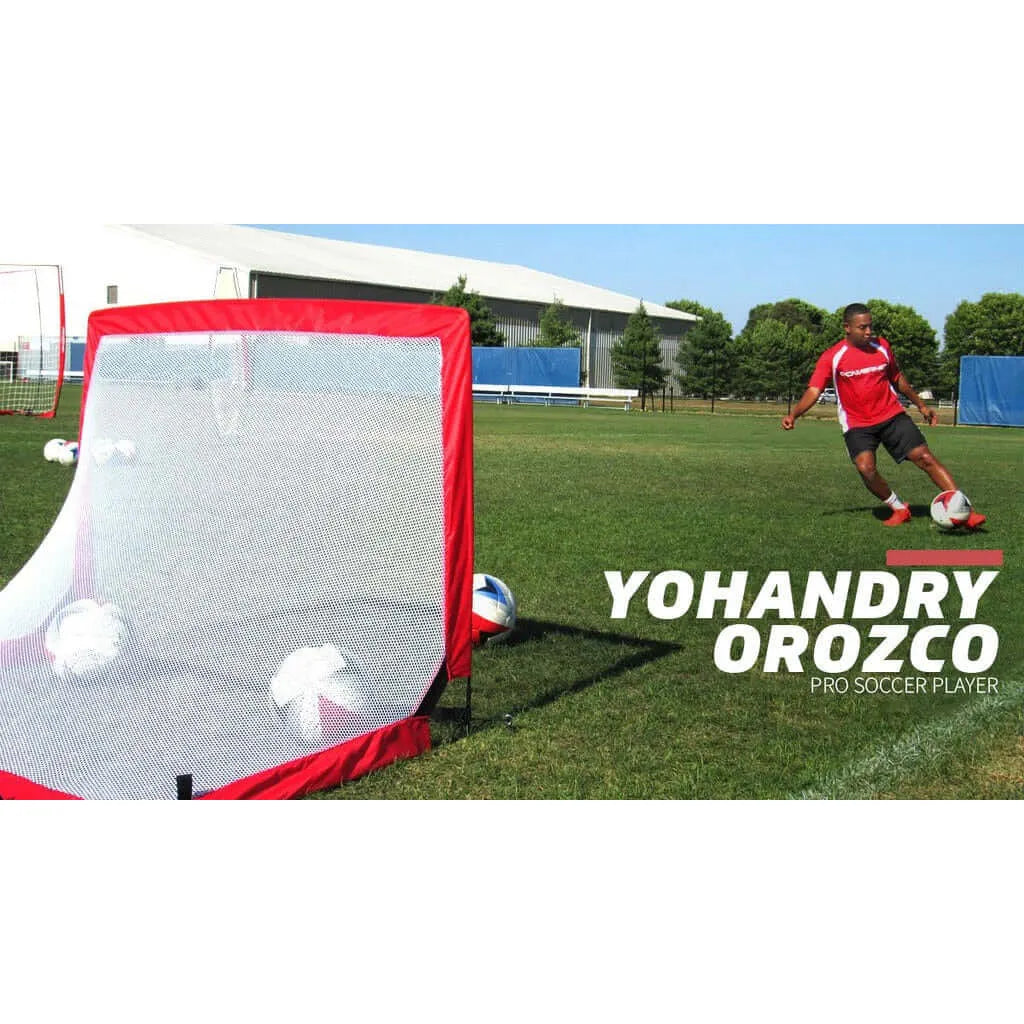 Powernet Soccer Popup Net Portable Goal 4'x3' (PAIR) S004 - Yohandry Orozco playing soccer