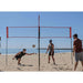 Front view of Powernet Volleyball Four Square Net being used to play volleyball