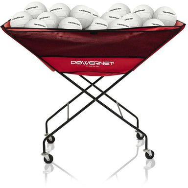 Powernet Volleyball Wheeled Cart 1188 in white background