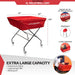 Powernet Volleyball Wheeled Cart XL 1189 - parts and measurements illustration 