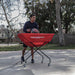Powernet Volleyball Wheeled Cart XL 1189 - man using the cart 