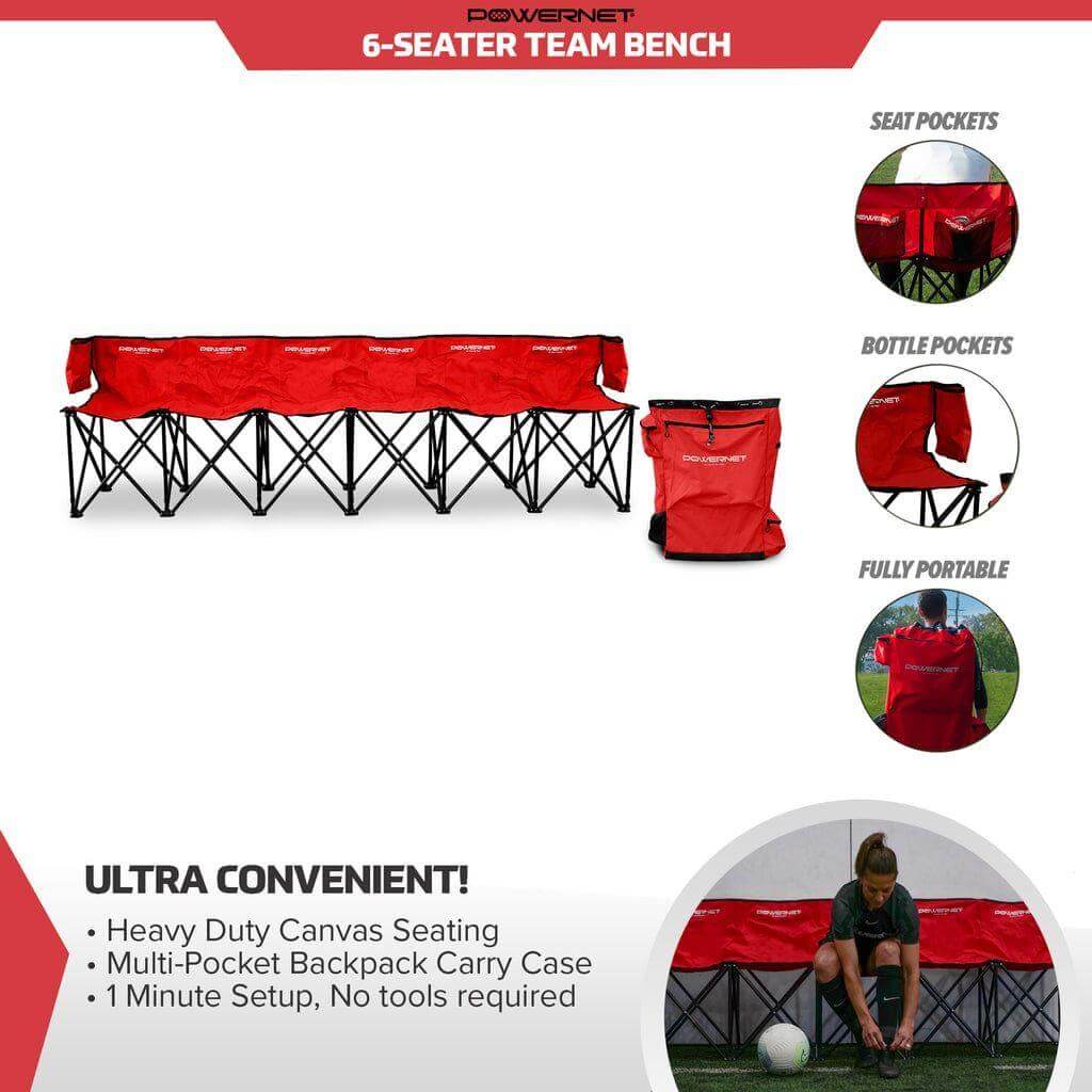 Powernet 6-Seater Team Bench 1209 product information