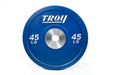 Premium Rubber Bumper Plate - 45 lb blue plate