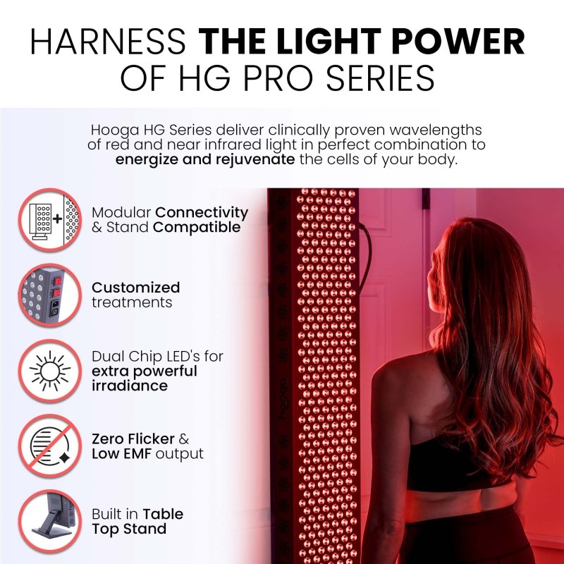 PRO300 - Red Light Therapy Panel - woman with long hair