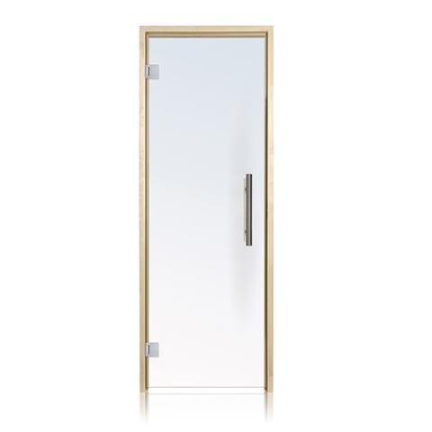 Prosaunas Clear Glass Sauna Door 24x81 Prehung Clear Glass Sauna Door, Aspen