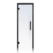 Prosaunas Clear Glass Sauna Door 24x81 Prehung Clear Glass Sauna Door, Black Alder