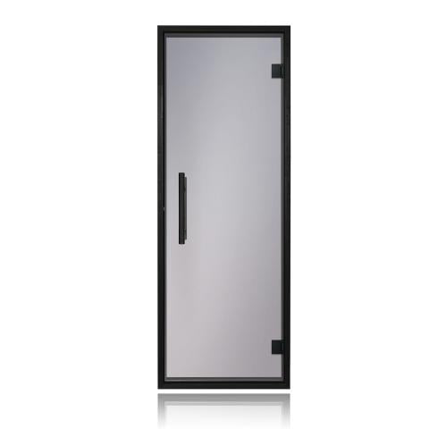 Prosaunas Tinted Glass Sauna Door 24x73 Prehung Tinted Glass Sauna Door, Black Alder Frame