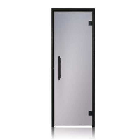 Prosaunas Tinted Glass Sauna Door 24x81 Prehung Tinted Glass Sauna Door, Black Alder - Left hinged