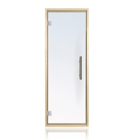 Prosaunas Clear Glass Sauna Door 24x73 Prehung Clear Glass Sauna Door, Aspen Frame