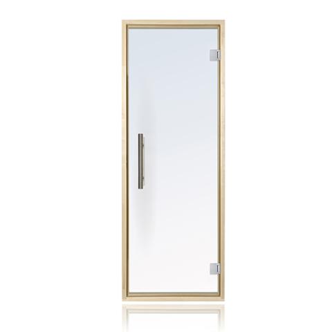 Prosaunas Clear Glass Sauna Door 24x73 Prehung Clear Glass Sauna Door, Aspen Frame - Right hinged