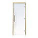 Prosaunas Clear ADA Glass Sauna Door 36x81 Prehung ADA Clear Glass Sauna Door, Aspen - Left hinged