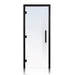 Prosaunas Clear ADA Glass Sauna Door 36x81 Prehung ADA Clear Glass Sauna Door, Black Alder