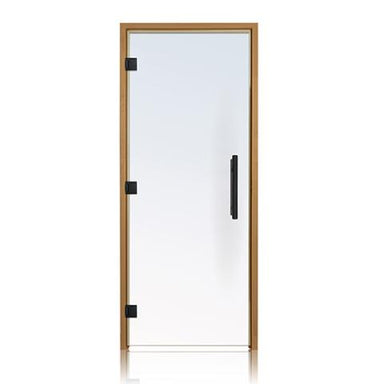 Prosaunas Clear ADA Glass Sauna Door 36x81 Prehung ADA Clear Glass Sauna Door, Thermo-Aspen