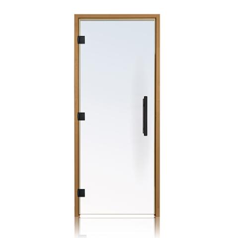 Prosaunas Clear ADA Glass Sauna Door 36x81 Prehung ADA Clear Glass Sauna Door, Thermo-Aspen