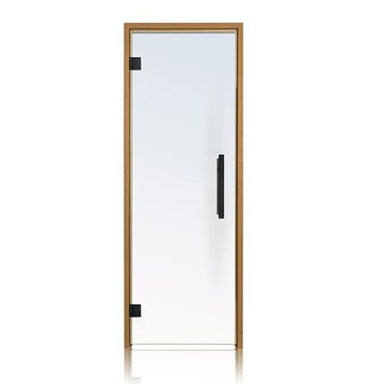 Prosaunas Clear Glass Sauna Door 24x81 Prehung Clear Glass Sauna Door, Thermo-Aspen