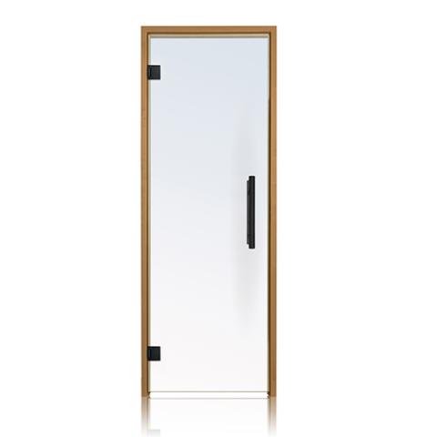 Prosaunas Clear Glass Sauna Door 24x81 Prehung Clear Glass Sauna Door, Thermo-Aspen