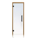 Prosaunas Clear Glass Sauna Door 24x81 Prehung Clear Glass Sauna Door, Thermo-Aspen