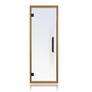 Prosaunas Clear Glass Sauna Door 24x73 Prehung Clear Glass Sauna Door, Aspen Frame