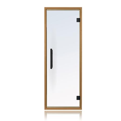 Prosaunas Clear Glass Sauna Door 24x73 Prehung Clear Glass Sauna Door, Aspen Frame - Right hinged