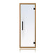 Prosaunas Clear Glass Sauna Door 24x73 Prehung Clear Glass Sauna Door, Aspen Frame - Right hinged