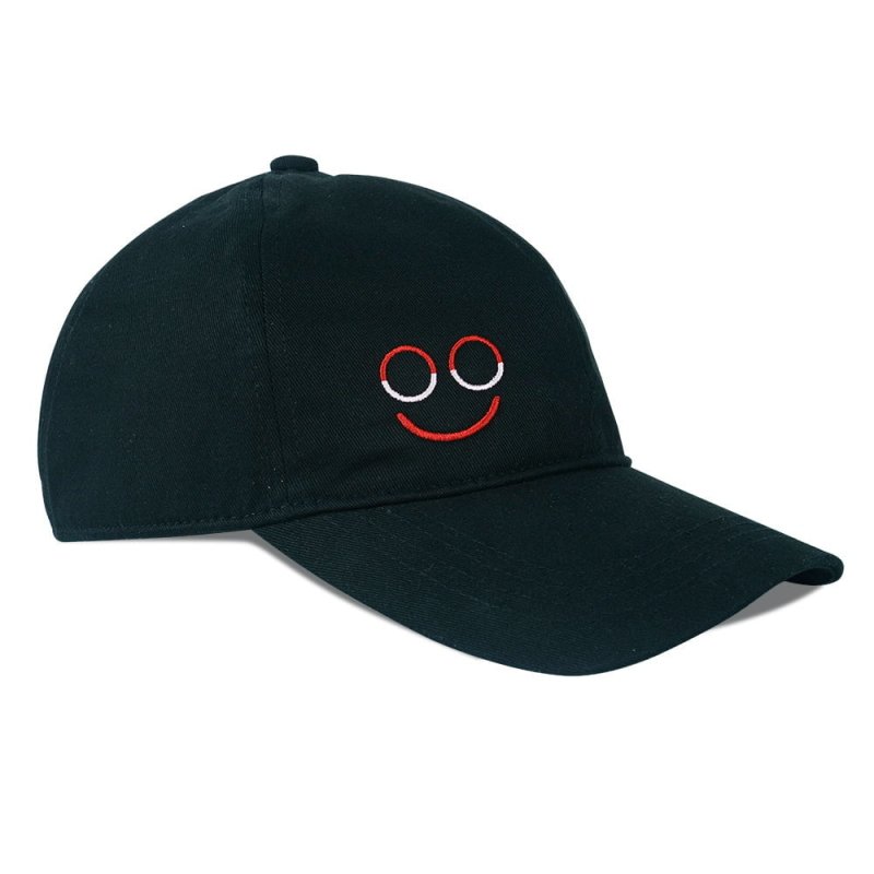 Red Light Therapy LED Hat - with smiley face embroidery 