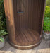 SaunaLife Barrel Shower Model R3 -SaunaLife Barrel Shower Model R3 - wooden paneling 