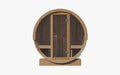 SaunaLife Model E7G Sauna Barrel Glass Front - Front 3D view