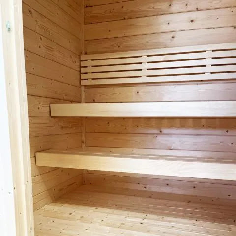 SaunaLife Model G2 - Inside view of sauna