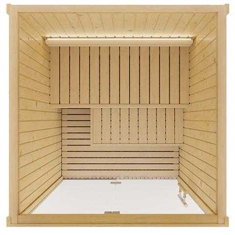 SaunaLife Model X2 Indoor Home Sauna - Top view