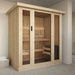 SaunaLife Model X6 Indoor Home Sauna - assembled in a room