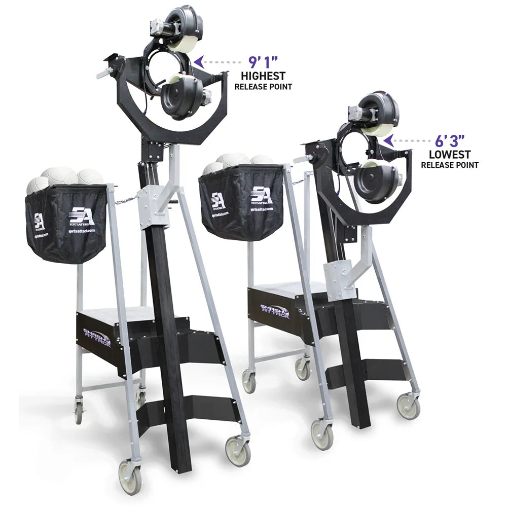 Smash Attack Volleyball Pitching Machine by Sports Attack - Height