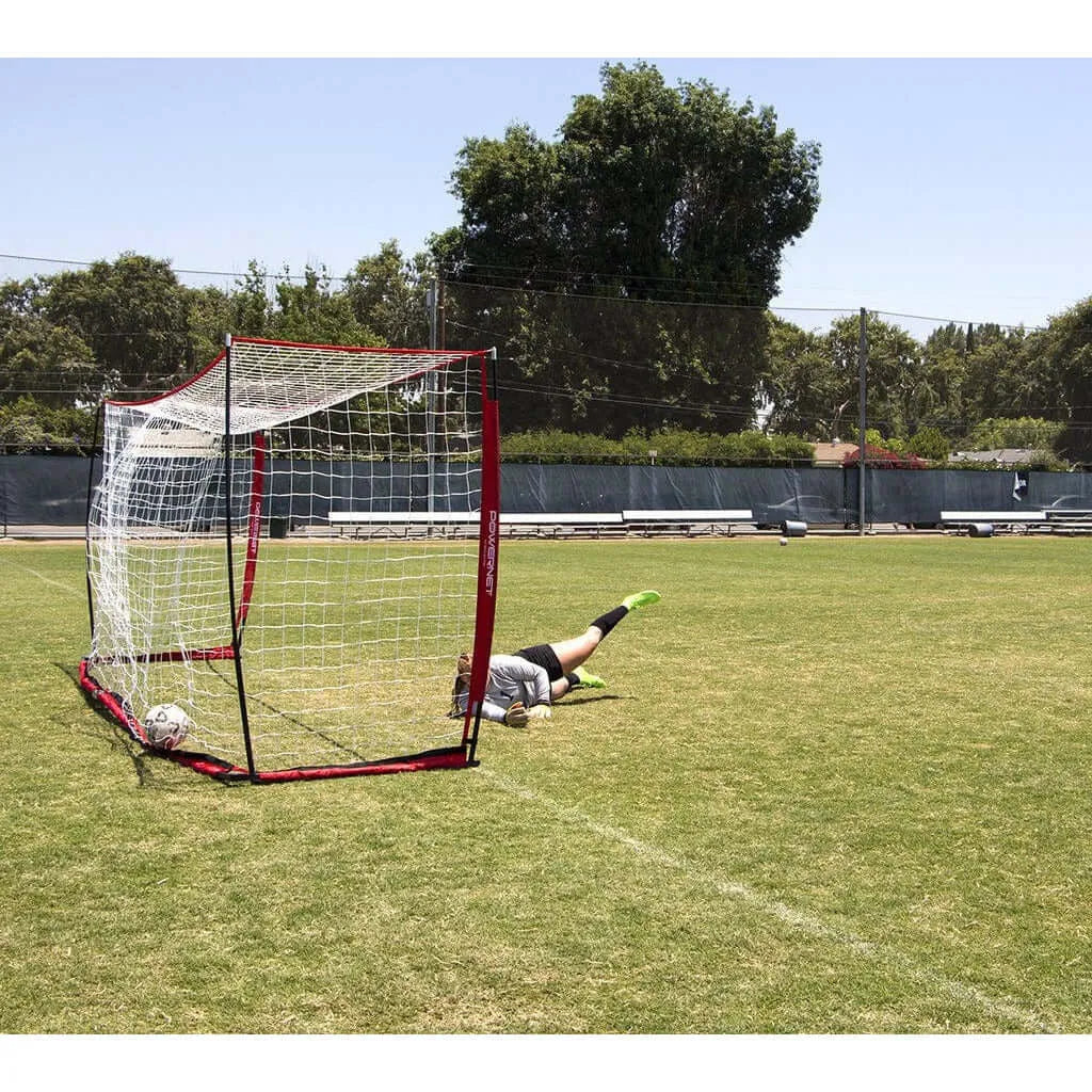 Powernet 14x7 Portable Framed Soccer Goal S005 - ball on the net 