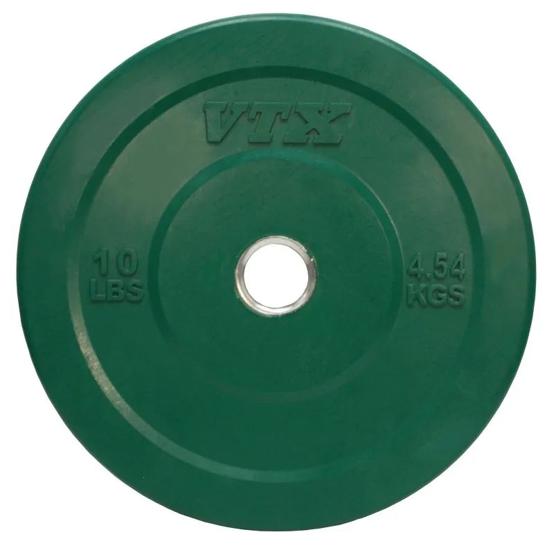 Solid Color Rubber Bumper Plate - 10 lbs, 5 kgs