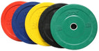 Solid Color Rubber Bumper Plate - different color and weight variations