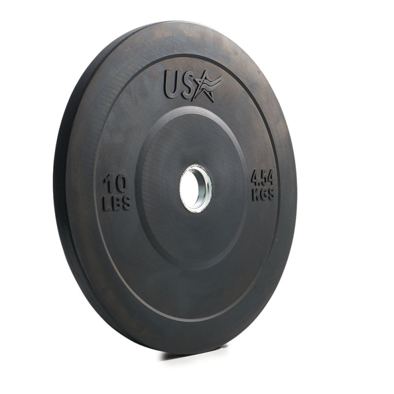 Solid Rubber Bumper Plate - 10 lbs, 5 kgs