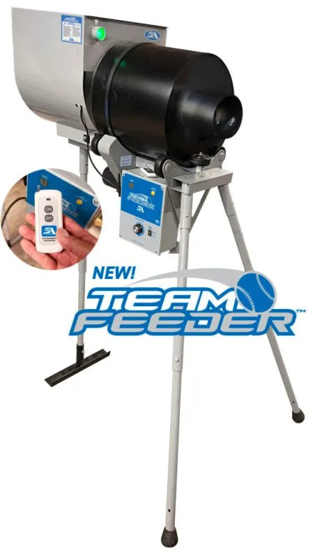 Sports Attack Team Feeder with Wireless Remote for Baseball - with remote control
