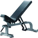 York Barbell STS Flat To Incline Bench -  Silver corner view
