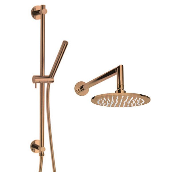 Thermasol Complete Shower Package Round | CSPRD - rubbed bronze color variation