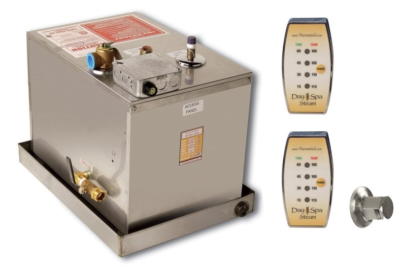 ThermaSol Day Spa Series 10kW Steam Bath Generator | DS-150 - Voltage & Phase: 240V/1PH (Home Use)