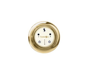 Thermasol Easy Start Control Round | EST - polished gold finish