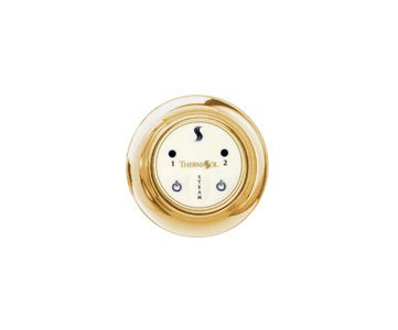 Thermasol Easy Start Control Round | EST - satin brass finish