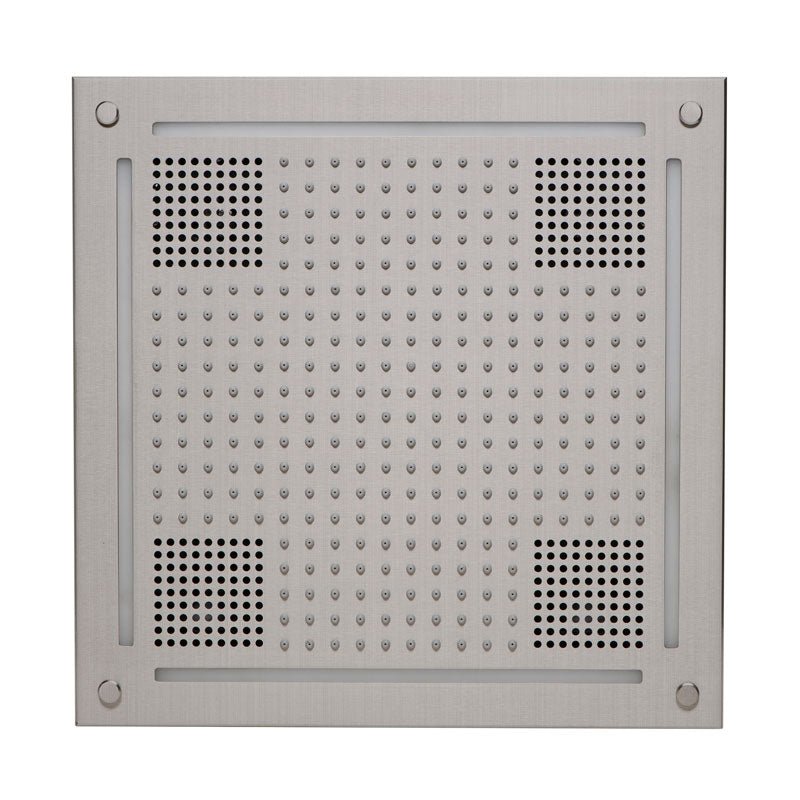 Thermasol Hydrovive Light, Sound, Rain system Square | HVLSRSQ - light grey