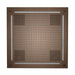 Thermasol Hydrovive Light, Sound, Rain system Square | HVLSRSQ - brown finish