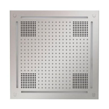 Thermasol Hydrovive Light, Sound, Rain system Square | HVLSRSQ - square metal with holes 