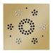 Thermasol Serenity Light and Music System Modern | SLSM - brass finish