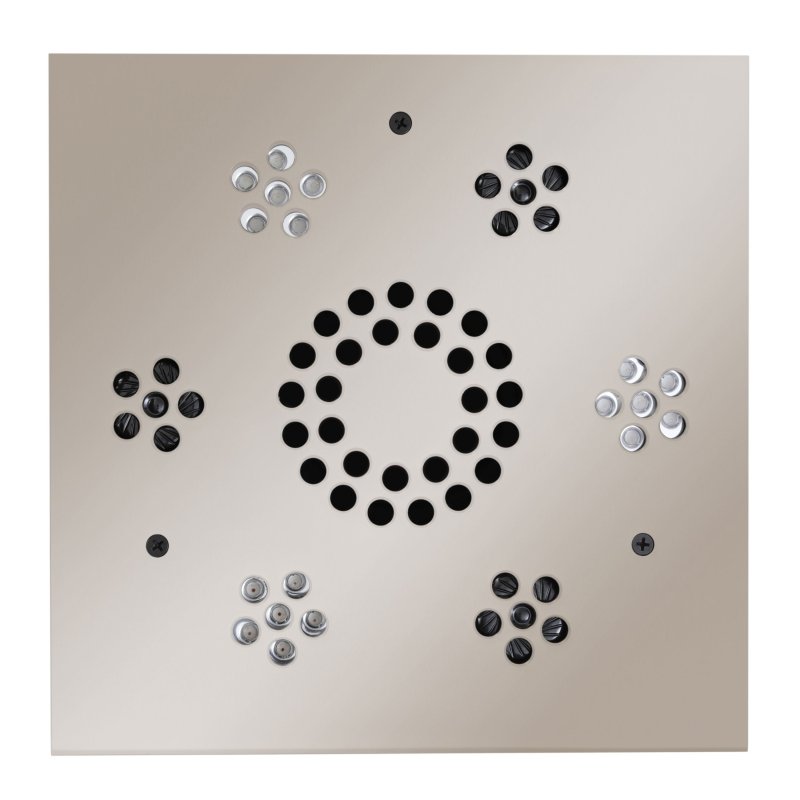 Thermasol Serenity Light and Music System Modern | SLSM - satin chrome finish