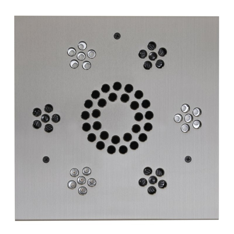 Thermasol Serenity Light and Music System Modern | SLSM - white flower design holes