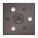 Thermasol Serenity Light, Sound, Rain System Square | SLSRSQ - dark gray finish