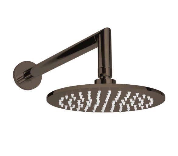 Thermasol Shower Arm and Rain head Round | 15-1011 - oil rubbed bronze finish